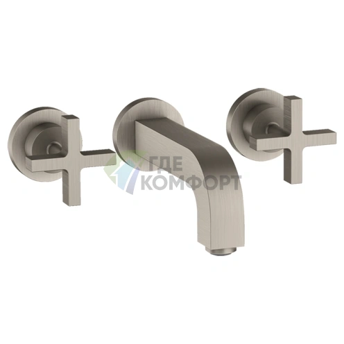 Смеситель для раковины AX Citterio в цвете нержавеющая сталь (39313800) - фото 1