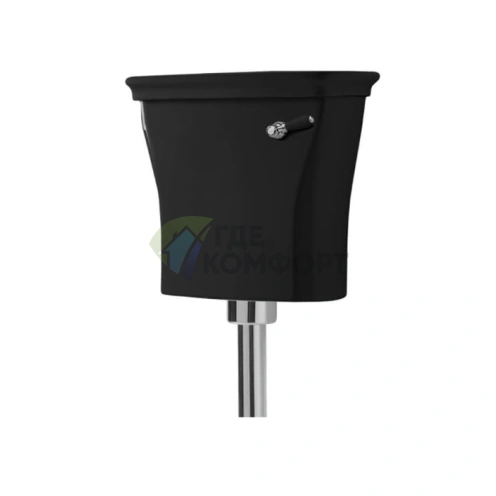 Бачок для напольного унитаза Artceram CIVITAS средний, 44x39 см, черный (CIC007 03 00) - фото 1