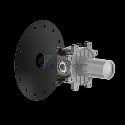 GESSI Однорычажный встраиваемый смеситель для душа и раковины в цвете брашированная сталь (54055#239) - фото 1