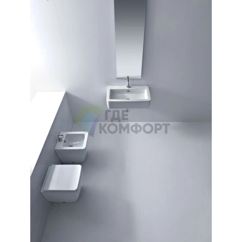 Унитаз приставной Kerasan Ego 321401 укороченный - фото 2