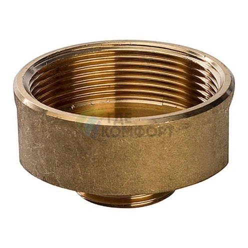 Переходник STOUT ВН 1 1/4 x 1/2 внутренняя/наружная резьба латунный - фото 1