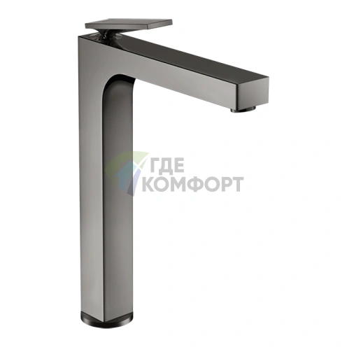 Смеситель для раковины AX Citterio 280: Полированный черный хром (39021330) - фото 1