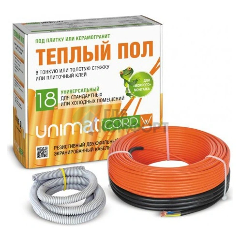 Теплый пол Caleo Unimat Cord 18W-70 фото 1