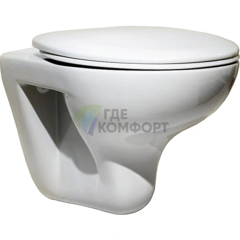 Подвесной унитаз Roca Mateo: компактность и современный дизайн - фото 1