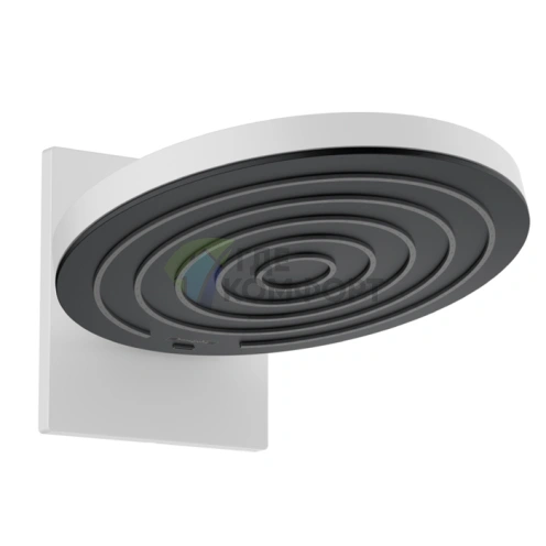 Верхний душ HANSGROHE PULSIFY 260 мм с настенным креплением, 2 режима, цвет белый матовый/графит (24150700) - фото 1