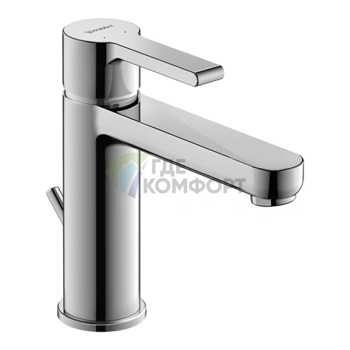 Смеситель для раковины Duravit B.2 с донным клапаном, хром (B21020001010) - фото 1