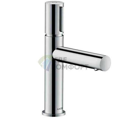 Смеситель для раковины AX Uno с незапираемым донным клапаном, хром (45012000) - фото 1