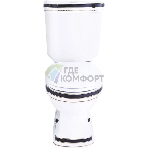 Унитаз-компакт Creavit Klasik KL311-OK в стиле «крокодил» - фото 1