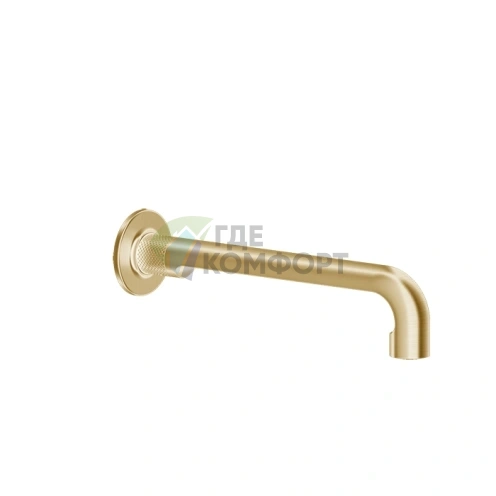 Настенный излив GESSI INCISO золото с возможностью подключения системы управления (58101#246) - фото 1