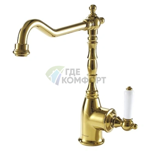 Смеситель для кухни Bravat Art F775109G с высоким изливом - фото 1