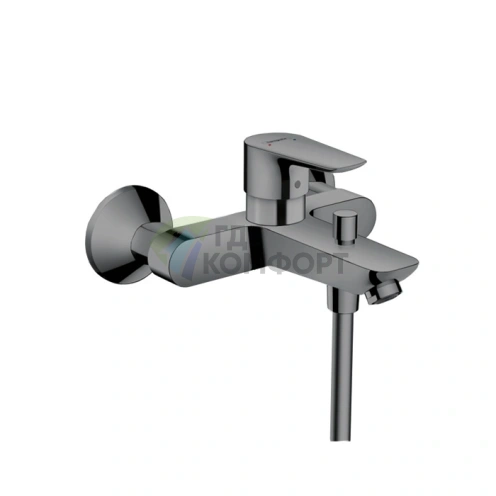Смеситель для ванны Hansgrohe Talis E настенный, излив 194 мм, матовый черный хром (71740340) - фото 1