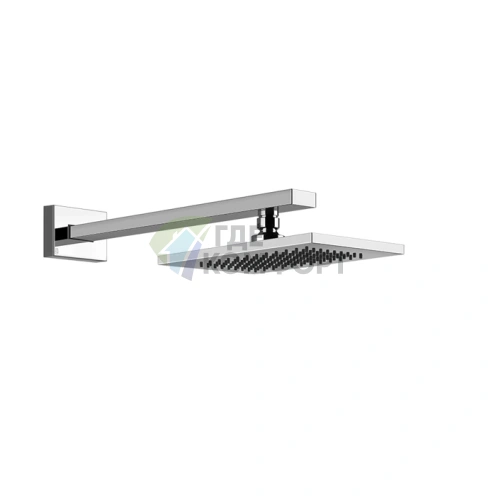 Настенный душ Gessi Rettangolo 216x140 мм, хром (20148#031) - фото 1