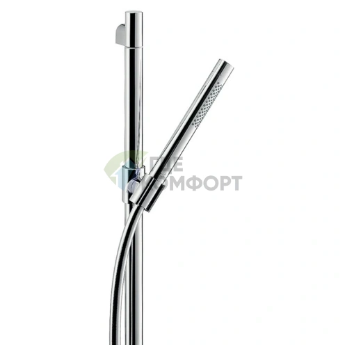 Душевой гарнитур AX Starck с ручным душем 2jet, штангой и держателем в стильном хроме (27980000) - фото 1