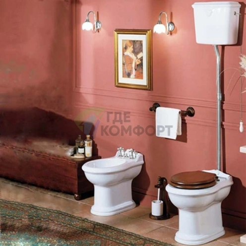 AZZURRA Giunone-Jubilaeum — высокая труба с держателем, хром (B1900TC cr) - фото 1