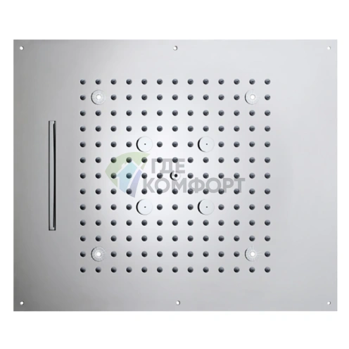 Верхний душ BOSSINI DREAM/3 с LED-подсветкой, 3 режимами и блоком управления, 570x470 мм, хром (H38940.030) - фото 1
