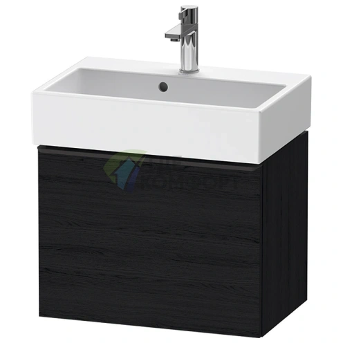 Подвесная тумбочка Duravit D-Neo Compact Black Oak, 440x584x372 мм, 1 ящик (DE422901616) - фото 1