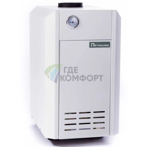 Котел газовый стальной Печкин КСГВ-16 с УГ-19 TGV-307 белый - фото 1