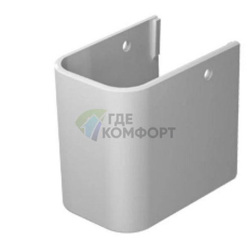 Полупьедестал для раковины DURAVIT Happy D2 21x31 см, белый (858280000) - фото 1