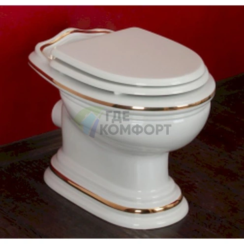 Элегантный приставной унитаз Migliore Milady D2 в полной комплектации - фото 2