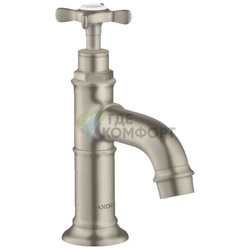 Кухонный смеситель AX Montreux: шлифованный никель без донного клапана (16530820) - фото 1