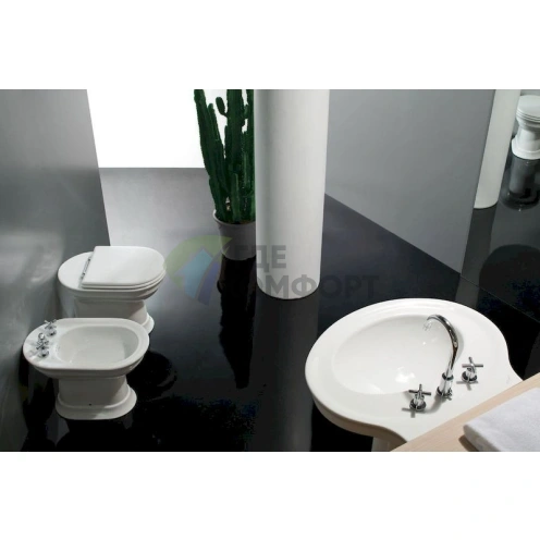 Приставной унитаз Hatria Dolcevita с горизонтальным выпуском - фото 5