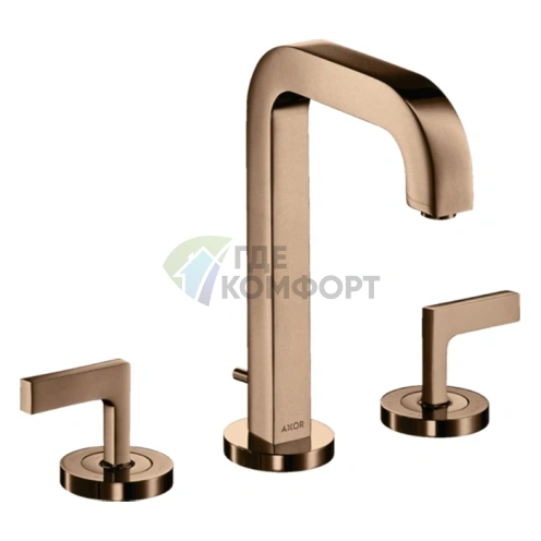 Смеситель для раковины AX Citterio в цвете полированное красное золото (39135300) - фото 1