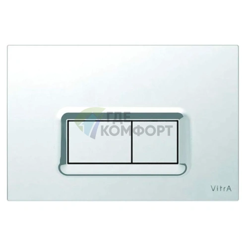 Комплект для унитаза VitrA Form 300 с хромированной нажимной кнопкой 9812B003-7203 - фото 3