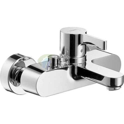 Стильный смеситель Hansgrohe Metris S для ванны с душем - фото 1