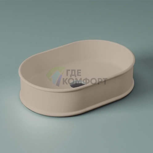 Раковина Artceram Atelier 60x40 см накладная, цвет Matera (ATL002 41 00) - фото 1