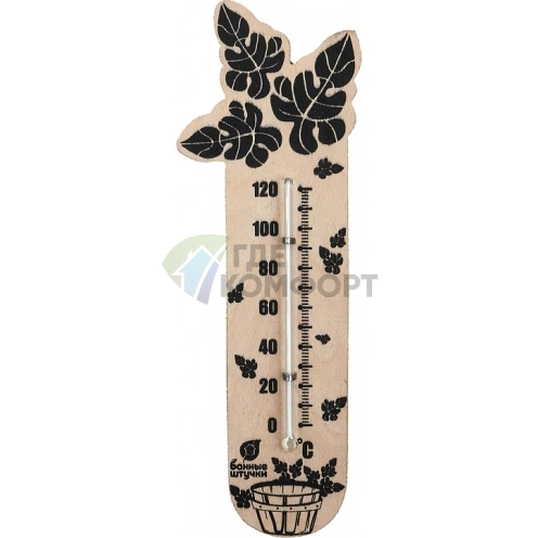 Термометр для бани и сауны Банные штучки 18050 Банный веник фото 1