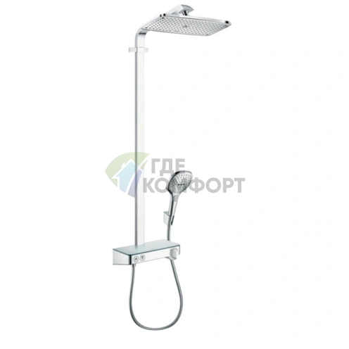 Душевая система HG Raindance E с термостатом и верхним душем 360x190 мм (27288000) - фото 1