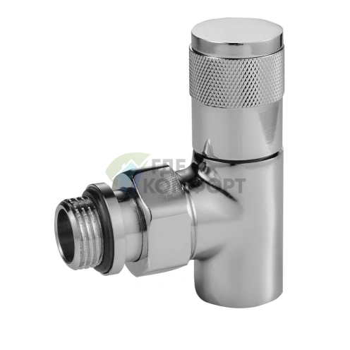 Набор дизайн-вентилей Royal Thermo PIANO 1/2 хром, RTE 50.028, НС-1144294 - фото 2