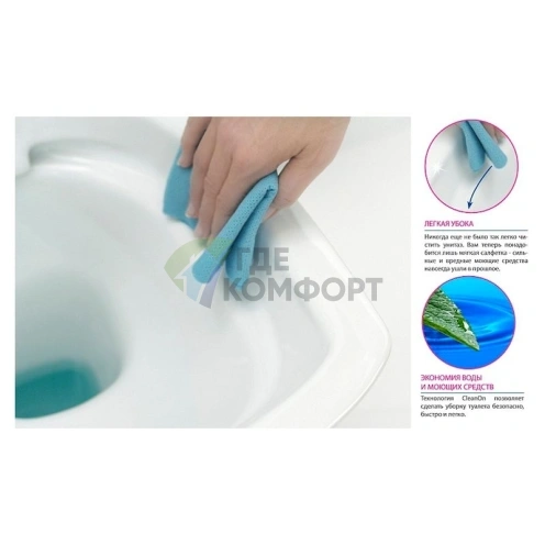 Унитаз-компакт Cersanit Parva с микролифтом - фото 5