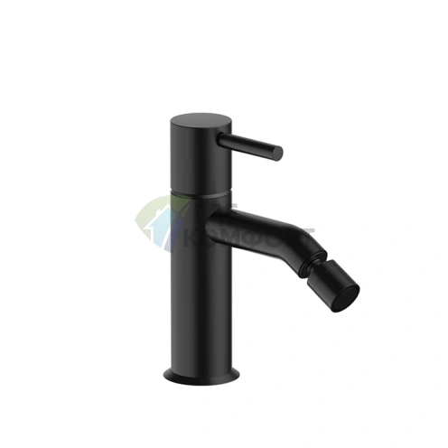 Смеситель для биде Fantini Nostromo с донным клапаном, черный матовый (50 13 E808F) - фото 1