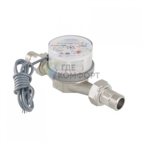 Счетчик воды универсальный с импульсным выходом 1/2 Valtec - фото 1
