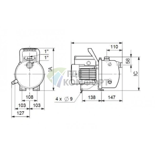 Водоподъемный насос Grundfos JP 5 - фото 3