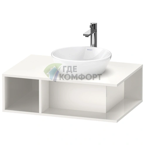 Тумба подвесная Duravit D-Neo компактная 260x800x550 мм, белая глянцевая (DE495802222) - фото 1