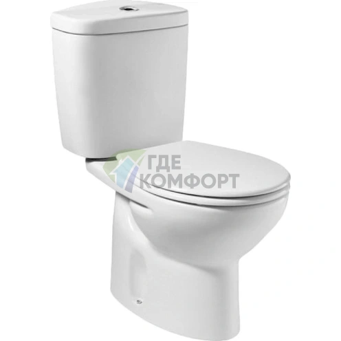 Унитаз-компакт Roca Victoria с системой двойного смыва - фото 1