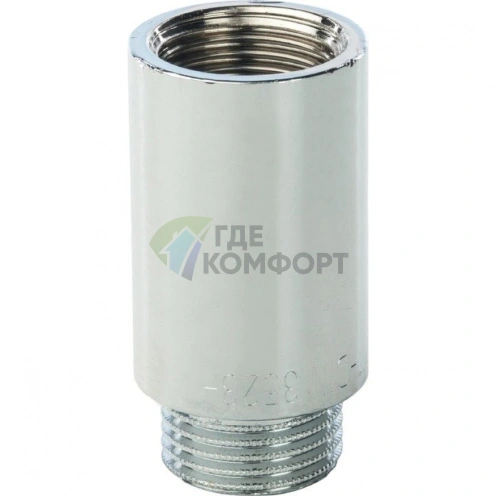 Удлинитель STOUT латунный 1/2 x 40 хромированный - фото 2
