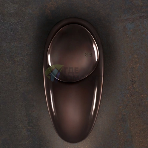 Однорычажный смеситель Gessi Equilibrio для раковины — дизайнерский в медном цвете (52002#030) - фото 1