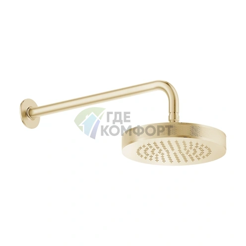 Душевая головка GESSI INCISO настенная шарнирная 218 мм золото (58185#246) - фото 1