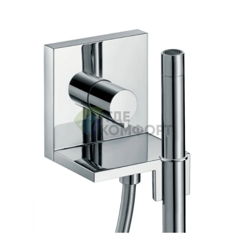 Встраиваемая система ручного душа AX ShowerCollection с запорным вентилем (хром) (10651000) - фото 1