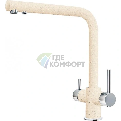 Смеситель для кухни Zorg ZR 348 YF хром-песочный - фото 1