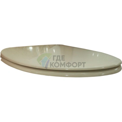 Унитаз-компакт Creavit Klasik KL310 с функцией биде в цвете карамель-диагональ беж - фото 2