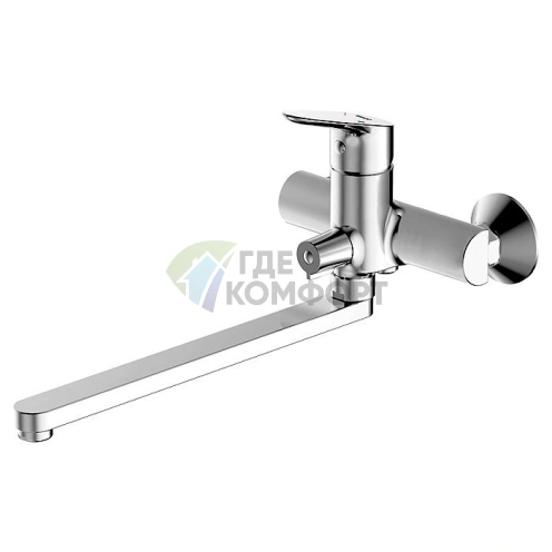 Смеситель Bravat Drop F64898C-LB для ванны с душем и высоким изливом - фото 2