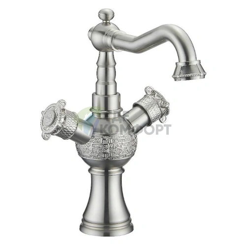 Смеситель Zorg Antic A 3008U-SL для раковины: стильный дизайн и хромированное покрытие - фото 1