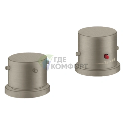 Термостат для ванны AX Starck в цвете шлифованный никель (10480820) - фото 1