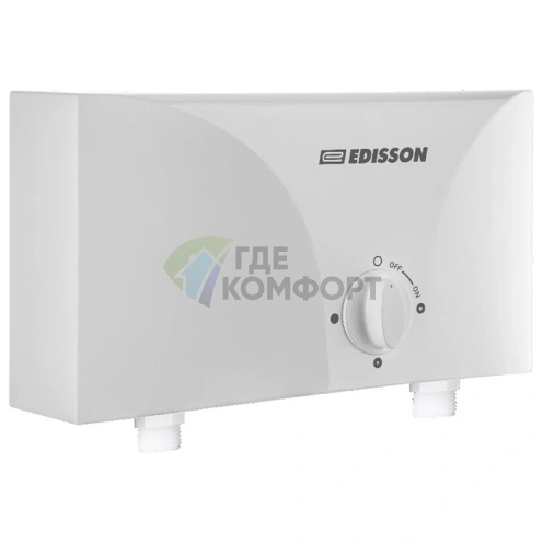 Водонагреватель электрический проточный Edisson Viva 5500 - фото 1