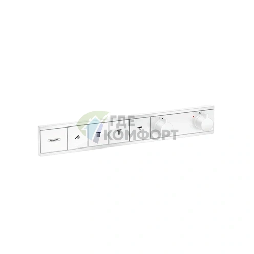 Термостат для душа Hansgrohe RainSelect с 4 источниками, белый матовый (15382700) - фото 1