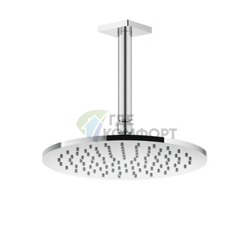 Потолочная душевая головка GESSI Rilievo со шарниром (регулируемая длина, хром) (59150#031) - фото 1